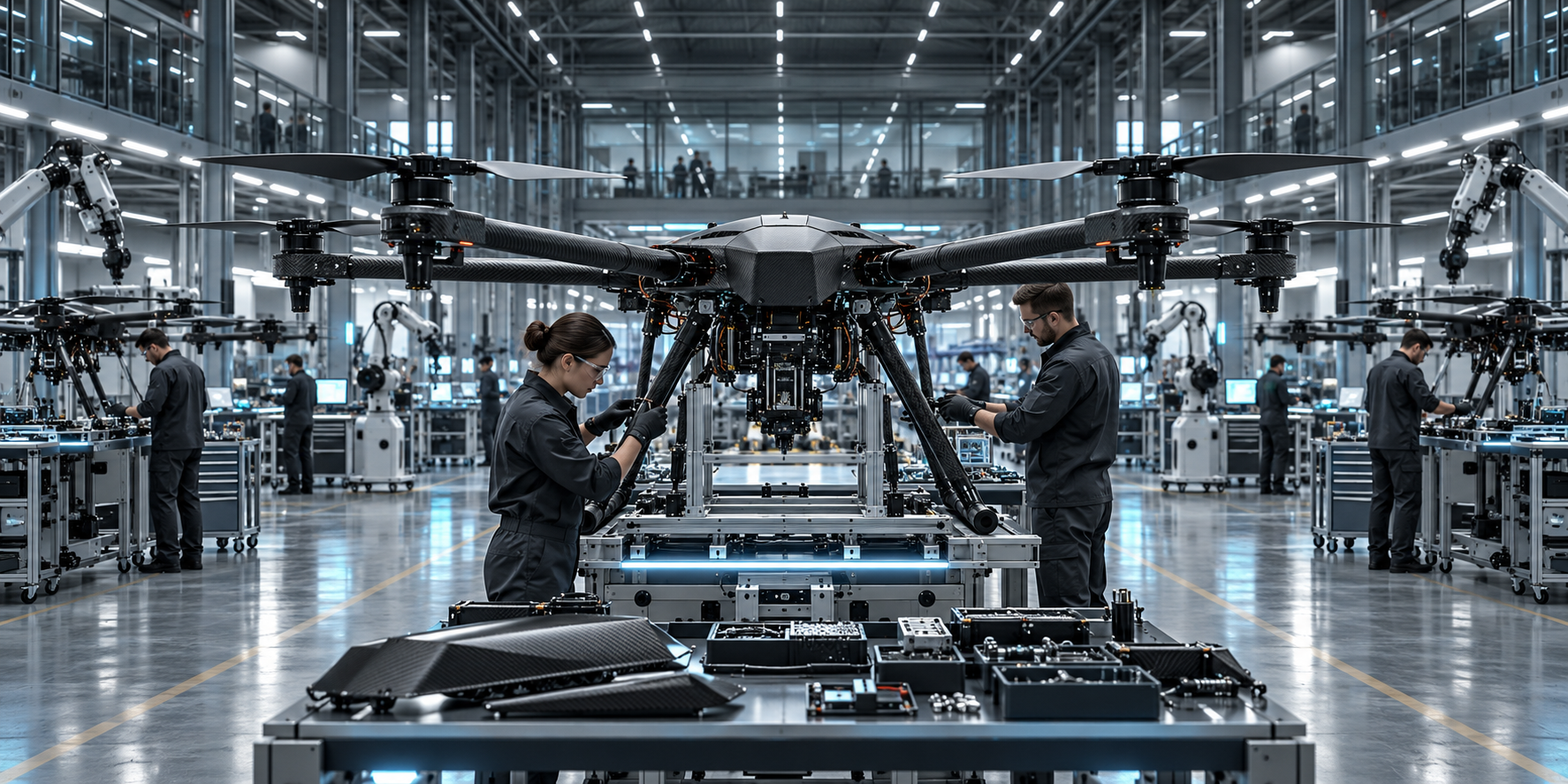 Industrial aircraft assembly visualization