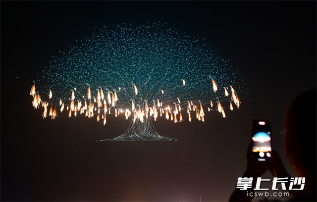 Liuyang drone fireworks — original event image from the credited source