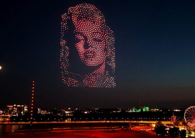 ART IN THE SKY – Inspired by Düsseldorf – Rheinkirmes 2026 — AO Drones original event photograph