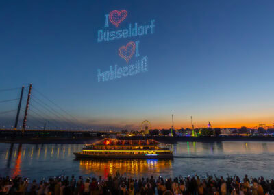 Rheinkirmes Drone Show — AO Drones original event photograph