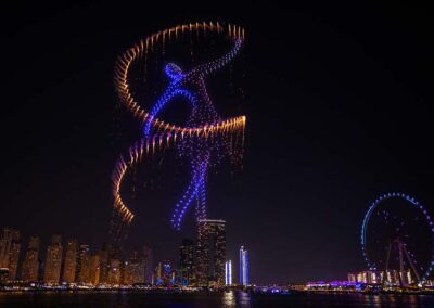 Dubai Shopping Festival Drone Show – Celebrate 30 years DSF — AO Drones original event photograph