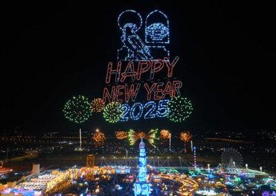 Sheikh Zayed Festival NYE 2025 — AO Drones original event photograph