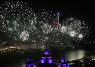 Atlantis The Palm New Year’s Eve — AO Drones original event photograph